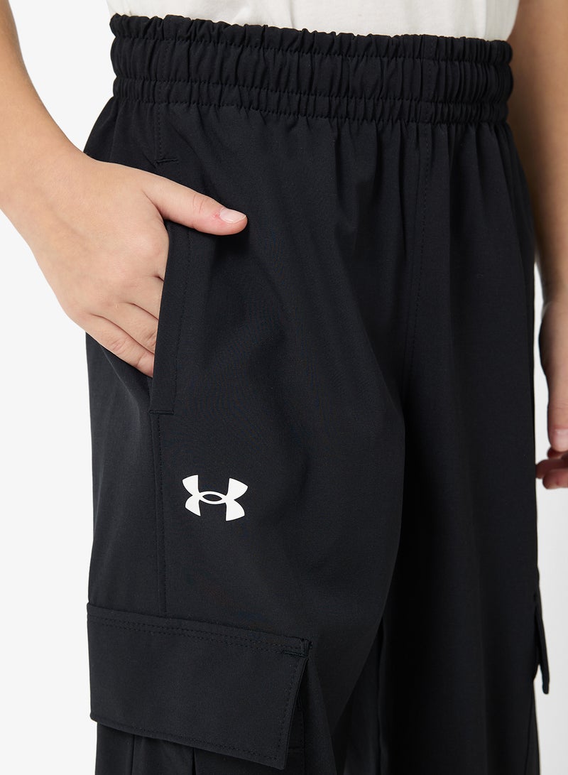 UNDER ARMOUR Youth Youth Rival Woven Cargo Pants - Image 4